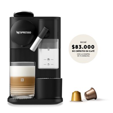 Cafetera Nespresso Lattissima One Black