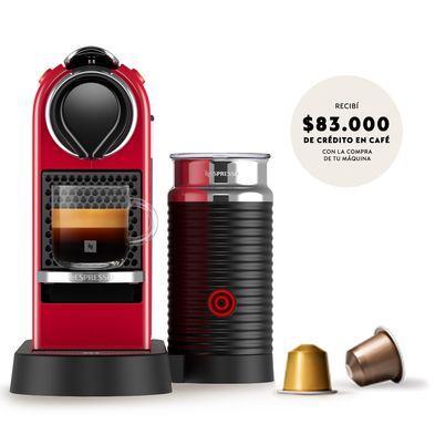 Cafetera Nespresso Citiz & Milk Cherry