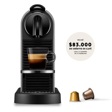 Cafetera Nespresso Citiz Platinium Titanium
