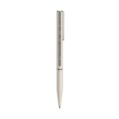 Bolígrafo Swarovski Crystal Shimmer Glide, Beige, Lacado En Beige, Cromado