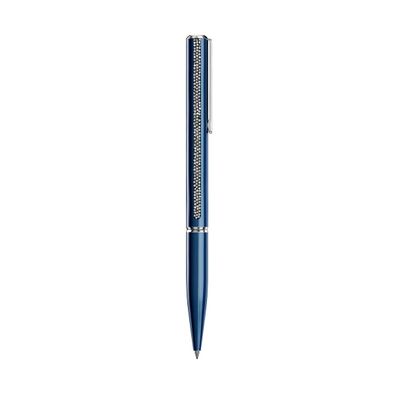 Bolígrafo Swarovski Crystal Shimmer Glide, Azul, Lacado Azul, Cromado