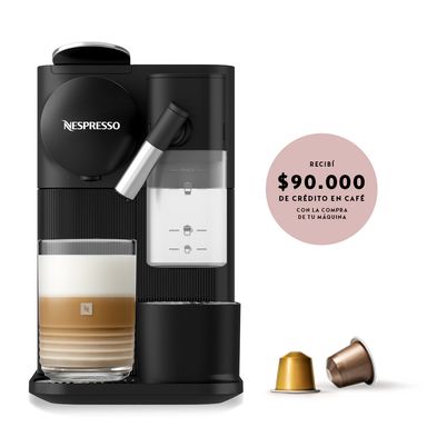 Cafetera Nespresso Lattissima One Black