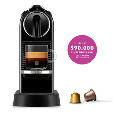 Cafetera Nespresso Citiz Negra