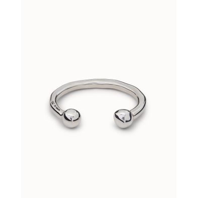 Pulsera bañada en plata de ley