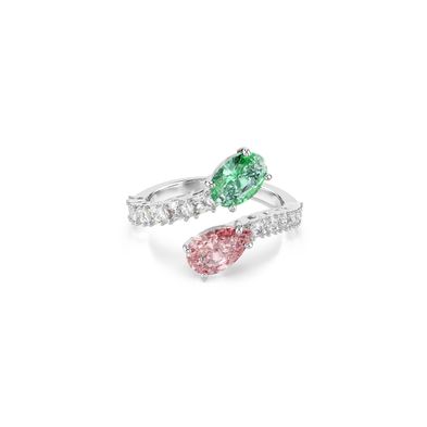 Anillo abierto Ariana Grande x Swarovski, Tallas mixtas, Multicolor, Baño de rodio