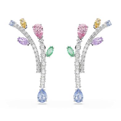 Pendientes Ariana Grande x Swarovski, Tallas mixtas, Multicolores, Baño de rodio