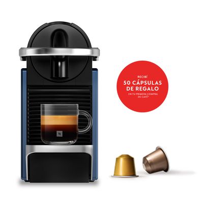 Cafetera Nespresso Pixie Azul