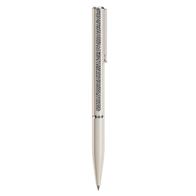 Bolígrafo Crystal Shimmer Glide, Beige, Lacado En Beige, Cromado