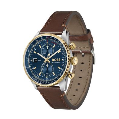 Reloj Hugo Boss Skytraveller para Hombre de Cuero 1514346