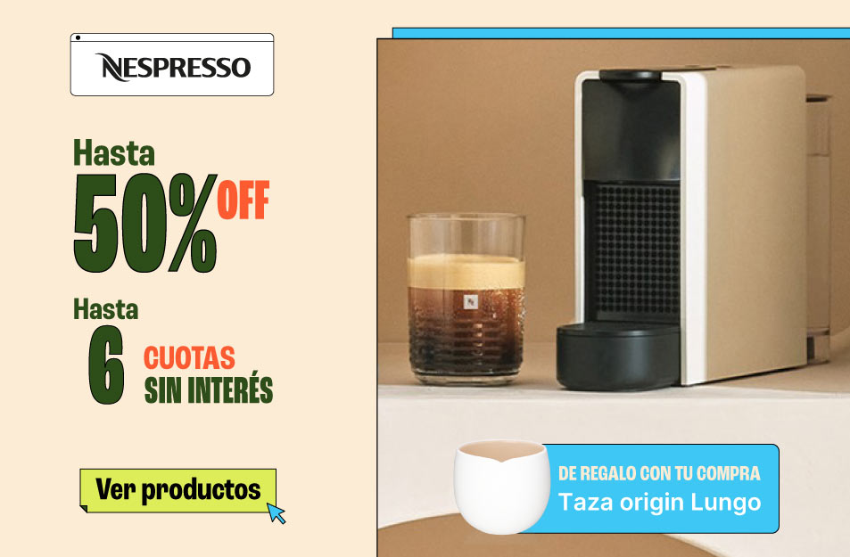 Nespresso  - Todo 50% Off | 6 csi