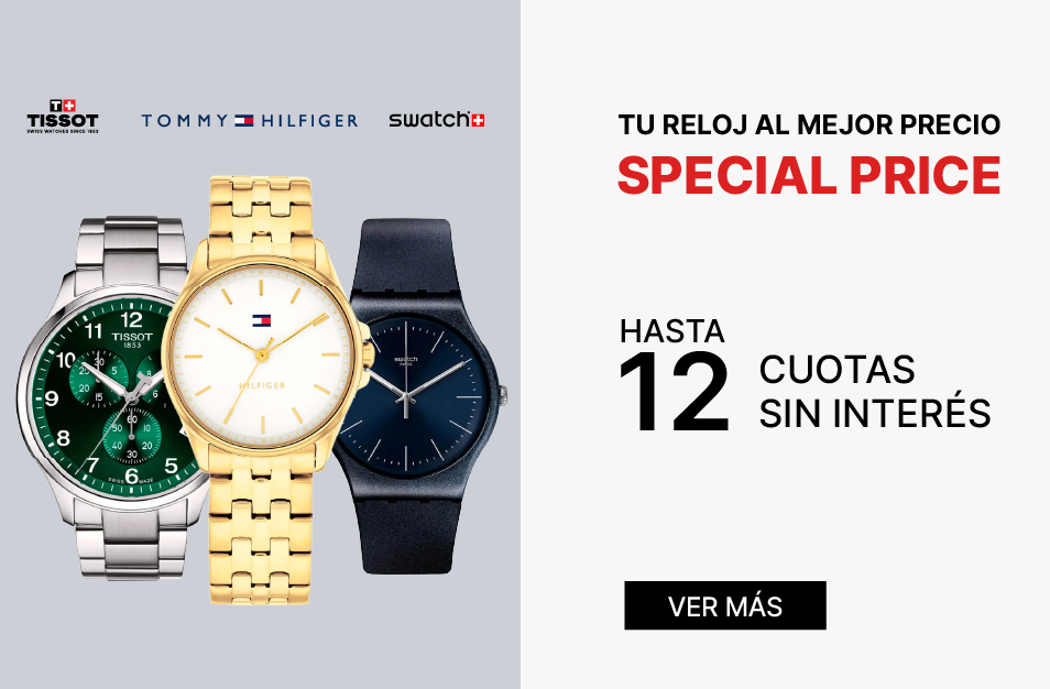 Encontrá tu reloj preferido al mejor precio