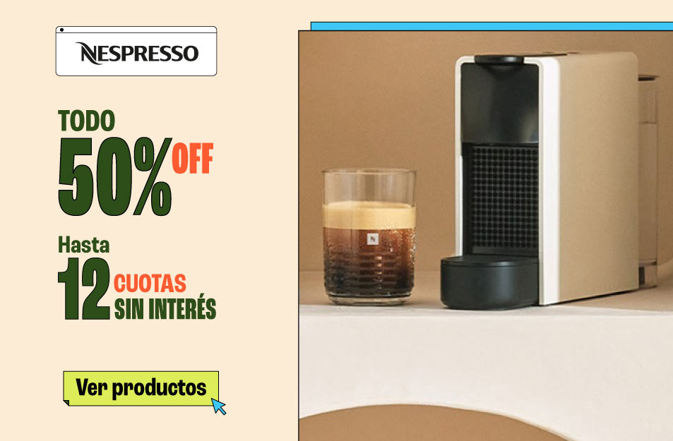 Nespresso  - Todo 50% Off | 6 csi