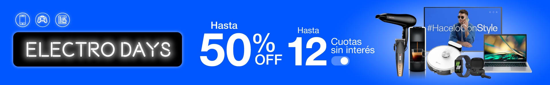 Descuentos de hasta 45% Off en Electro Days