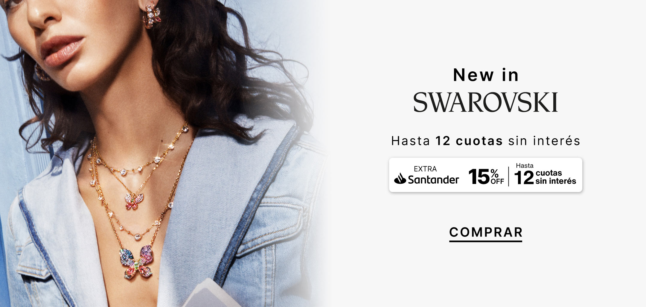 Brillá con nuestra joyería Swaroski